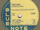 78 rpm Bebop Jazz – Thelonious Monk Quintet – Blue Note 1590