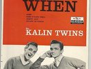 TEEN ROCKABILLY  E.P. W/ PICTURE COVER-- KALIN TWINS - WHEN -HEAR -1958 DECCA