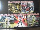 LOT:5 IRON MAIDEN LPs S/T KILLERS JAPAN PIECE OF MIND NUMBER OF THE BEAST NWOBHM