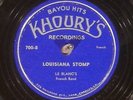 78 RPM  Le Blanc's French Band / Eddie Shuler Reveliers, Khoury's 700, E+ Cajun