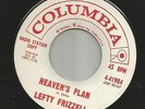 TEEN ROCKABILLY DOOWOP - LEFTY FRIZZELL-  HEAVENS PLAN  -HEAR -1961 DJ COLUMBIA
