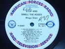 Ringo Starr Stop And Smell The Roses Armed Forces Radio LP