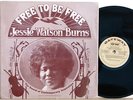 Private Modern Soul Gospel LP JESSIE WATSON BURNS Free To Be Free on Gateway
