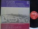 HAYDN THE 12 LONDON SYMPHONIES - COLIN DAVIS  NM/VG+ PHILIPS 6-LP BOX 6725010