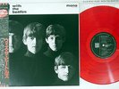 BEATLES WITH THE EMI/ODEON EAS-70131 Japanese Pressing OBI MONO CLEAR RED LP