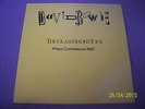 DAVID BOWIE The Glass Spider Tour Press Conferences 1987 PICTURE DISC     MINT