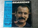 EP GEORGES BRASSENS DEDICACE