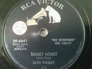 78 RPM RCA VICTOR RECORDS ELVIS PRESLEY MONEY HONEY 1956 0NE SIDE LOVE AFFAIR