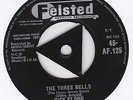 Dick Flood Three Bells UK Felsted 45 TRI 1959 Far Away Teen Rare EX+