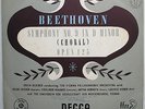 DECCA LXT 2725/6 *GOLD *ERICH KLEIBER* BEETHOVEN SYMPHONY NO. 9 *CHORAL* 1948-50