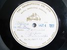 78rpm PADEREWSKI Piano - CHOPIN Polonaise - RARE SAMPLE RECORD 1911 