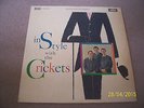 THE CRICKETS In Style With The Crickets  1959  CORAL    superb EX