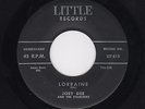 '58 White DooWop JOEY DEE/STARLITERS Lorraine/Girl I Walk To School VG++ HEAR