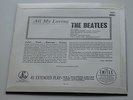 THE BEATLES  ORIGINAL 1963  U.K. EP   ALL MY LOVING    MINT-