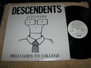 the DESCENDENTS Milo Goes To College 1987 SST Alternative/Indie LP