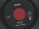 northern soul 45 HENRY STROGIN misery / i cried like a baby HANK 5001 funk VG+