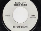 BEATLES 45 RINGO STARR BACK OFF BOOGALOO WLP PROMO DJ WHITE LABEL APPLE 1849