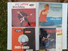45t vinyl. 4 disques. JOHNNY HALLYDAY.kili watch, etc. 1 juke-boxes 2 languettes