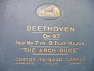 CORTOT, THIBAUD & CASALS Hmv DB-1223/7 5x78rpm Set BEETHOVEN Trio #7 ARCH-DUKE