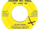 JOCK MITCHELL WITH THE FABULOUS AGENTS - No Mad Woman / Free At Last... (45)