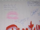 GLORIA TREVI Kiss - Lips & Autograph BOQUITAS PINTADAS 12