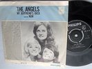 ANGELS my boyfriend's back RARE Dutch PS Picture Sleeve 45 Teen GIRL GROUP w10