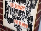 THE SAVAGES LIVE N' WILD GARAGE DUANE 1047 SCARE ALBUM JACKET ONLY- NO RECORD