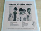 THE WHO - DANCE TO KEEP FROM CRYING -  12 INCH VINYL LP HIGH NUMBERS
