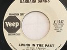 BARBARA BANKS-LIVING IN THE PAST/RIVER OF TEARS-STONE COLD MINT ON VEEP 1247