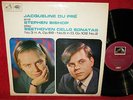 HQS 1029 STEREO UK BEETHOVEN CELLO SONATAS 3 & 5 JACQUELINE DU PRE BISHOP NM