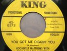 ROOSEVELT MATTHEWS You Got Me Diggin You KING NORTHERN SOUL 45
