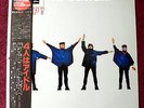 THE BEATLES, HELP, ORIG. 1982 JAPAN RED WAX MONO NEAR MINT WITH OBI & INSERT