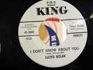 Northern Soul 45 LLOYD NOLAN I Don't Know About You KING 5680 NM- PROMO