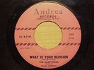 GREAT NYC DOO WOP 2 SIDER 45 1ST PRESS 