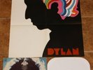 BOB DYLAN greatest LP W/GIANT POSTER BY MILTON GLASER NEVER HUNG MONO ORIG