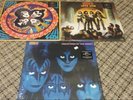 Kiss: Rock And Roll Over, Love Gun, Creatures Of The Night 180 gram 3 LP Lot