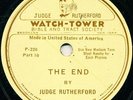 Judge Rutherford 78 Twelve Part Set 