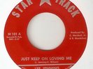 LEE JENNING Just Keep On Loving Me STAR TRACK DETROIT  NORTHERN SOUL 45