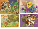THE B-52'S POLISH POSTCARD RECORDS 45RPM..RARE ITEMS 4 ITEMS