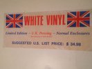 THE BEATLES;WHITE ALBUM,WHITE VINYL,APPLE PCS 7068,LIMITED EDITION,EXPORT COPY