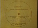 L. Bobesco G. Cappone K. Ristenpart MOZART Les deux Symphonies DF 730.037