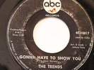 THE TRENDS-GONNA HAVE TO SHOW YOU /A NIGHT FOR LOVE-NORTHERN  on ABC  VG+