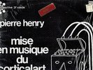 FRANCE NM ELECTRONIC AVANT GARDE LP PIERRE HENRY  MISE EN MUSIQUE DU CORTICALART