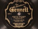 78 RPM   Alex Jackson and His Plantation Orchestra, Gennett 6296, E+  Jazz