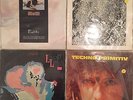 4 Chris and Cosey Vinyl Lps: Exotica, Action, Love & Lust, and Techno Primitiv