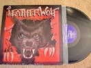 LEATHER WOLF Private w/ insert Heavy Metal RECORD LP NM