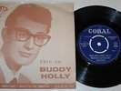 BUDDY HOLLY*RAVE ON EP*TAKE YOUR TIME*NOW WE'RE ONE +1*1958*CORAL 2005*R'n'R*VG+