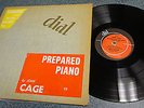 JOHN CAGE 1951 Dial LP PREPARED PIANO Sonatas And Interludes Volume 1 RARE