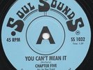 Chapter Five -You Can't Mean It/Micky Moonshine -Name It You Got It- Dance Hits-