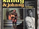 SANDY DENNY & JOHNNY SILVO   RARE AUTOGRAPHED SAGA LP '67 pre FAIRPORT